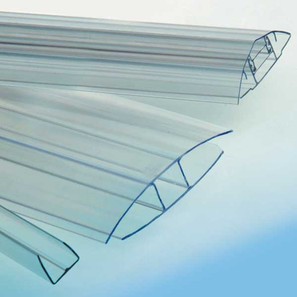 Profiles in Polycarbonate and Accessories for Flat Sheets